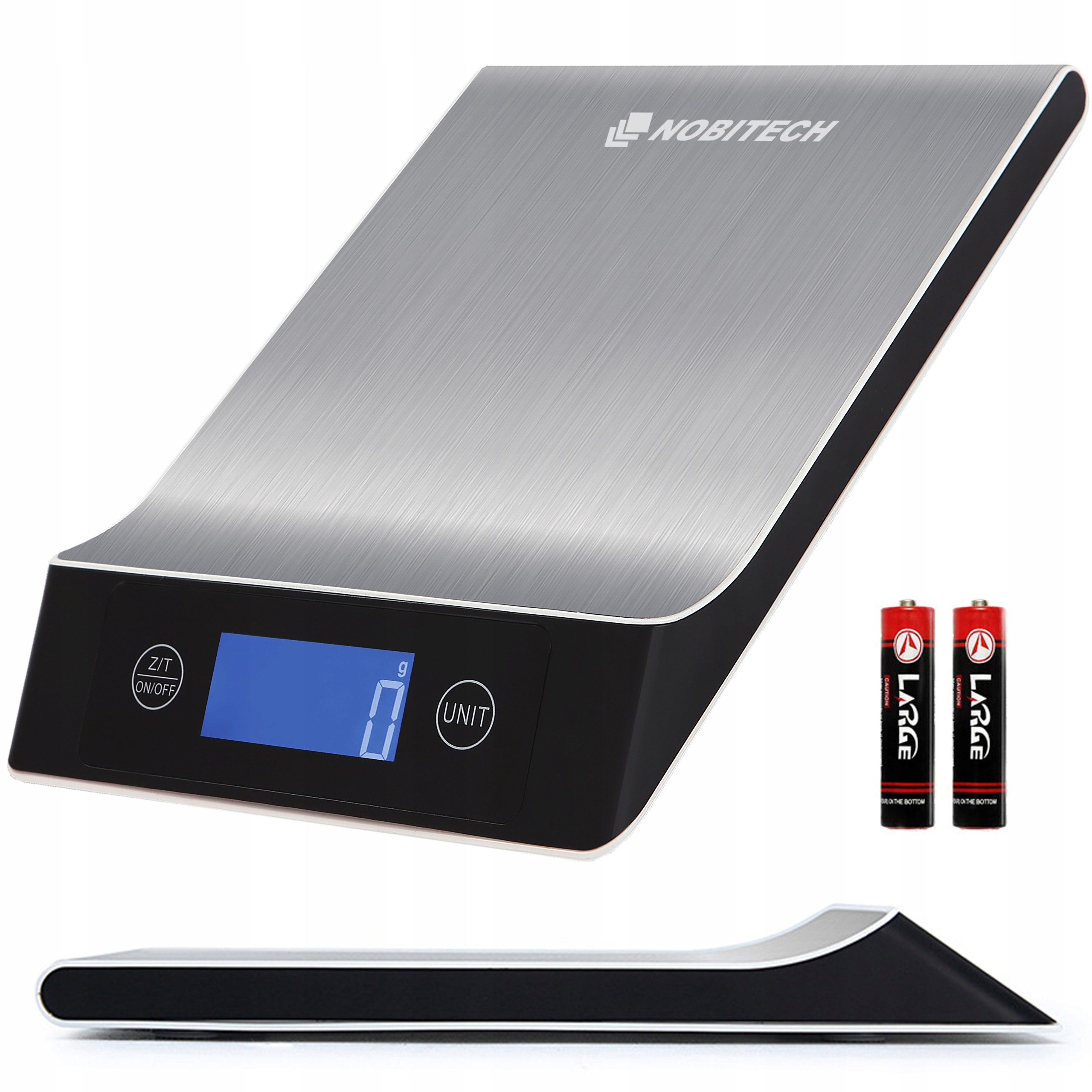 Kuchynská váha Nobitech KS02 strieborná/šedá 10 kg
